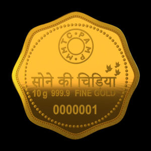 SIMHA MMTC PAMP 24k (999.9) SONE KI CHIDIYA 10GM GOLD COIN