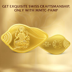 MMTC PAMP 24k (999.9) SHANKH LAXMI 20GM Gold Coin