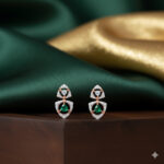 Verdant Flame Diamond Earrings - 18K Jewellery