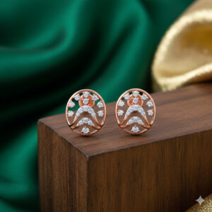 Serene Halo Diamond Earrings - 18K Jewellery