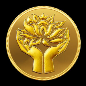 MMTC PAMP 24k (999.9) Lotus 4 gm Gold Coin