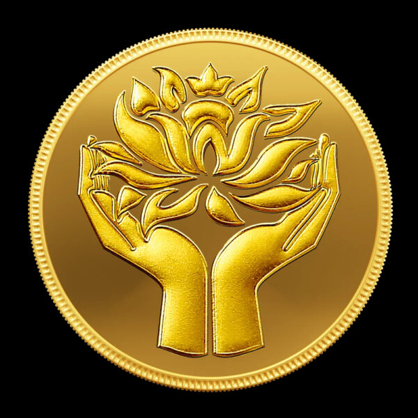 MMTC PAMP 24k (999.9) Lotus 4 gm Gold Coin