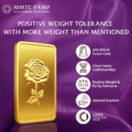 MMTC PAMP 24K (999.9) Rose 10gm Gold Bar
