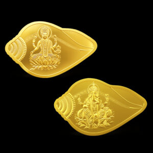 MMTC PAMP 24k (999.9) SHANKH LAXMI GANESH 10GM Gold Coin
