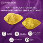 MMTC PAMP 24k (999.9) SHANKH LAXMI GANESH 10GM Gold Coin