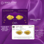 MMTC PAMP 24k (999.9) SHANKH LAXMI GANESH 10GM Gold Coin