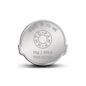 Simha's MMTC AMRIT MAHOTSAV (999.9) 50gm Silver Coin