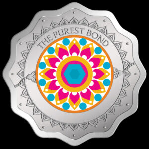 Simha's MMTC RAKHI (999.9) 20gm Silver Coin