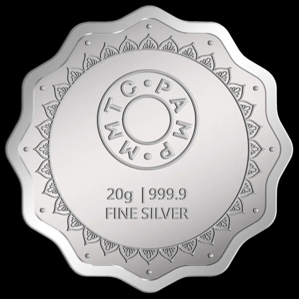 Simha's MMTC RAKHI (999.9) 20gm Silver Coin