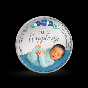 Simha's MMTC NEWBORN BABY (999.9) 20gm Silver Coin Simha's MMTC NEWBORN BABY (999.9) 20gm Silver Coin