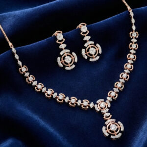 Celestial Halo Diamond Set  - 18K Jewellery