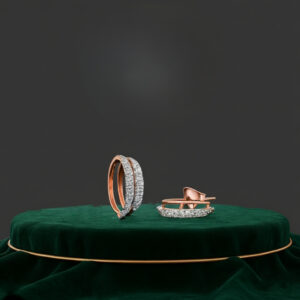 LUNAR SHINE DIAMOND STUDS - 18K JEWELLERY