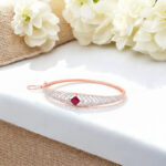 Crimson Crown Diamond Bracelet - 18K Jewellery