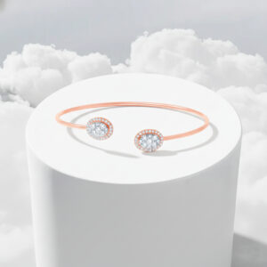 Twin Bloom Diamond Bracelet - 18K Jewellery