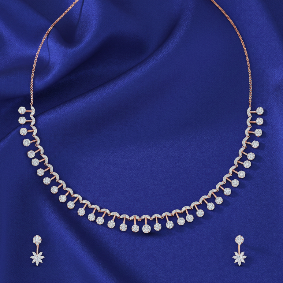 Snowflake Radiance Diamond Set - 18K Jewellery Snowflake Radiance Diamond Set - 18K Jewellery