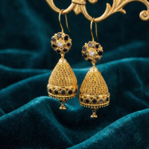 Royal Kala Gold Jhumkas - 22K Jewellery