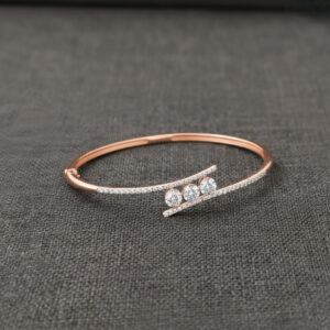 Triple Gleam Diamond Bracelet - 18K Jewellery