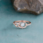 Luna Arc Diamond Ring - 18K Jewellery