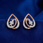 Dewdrop Spark Diamond Studs - 18K Jewellery