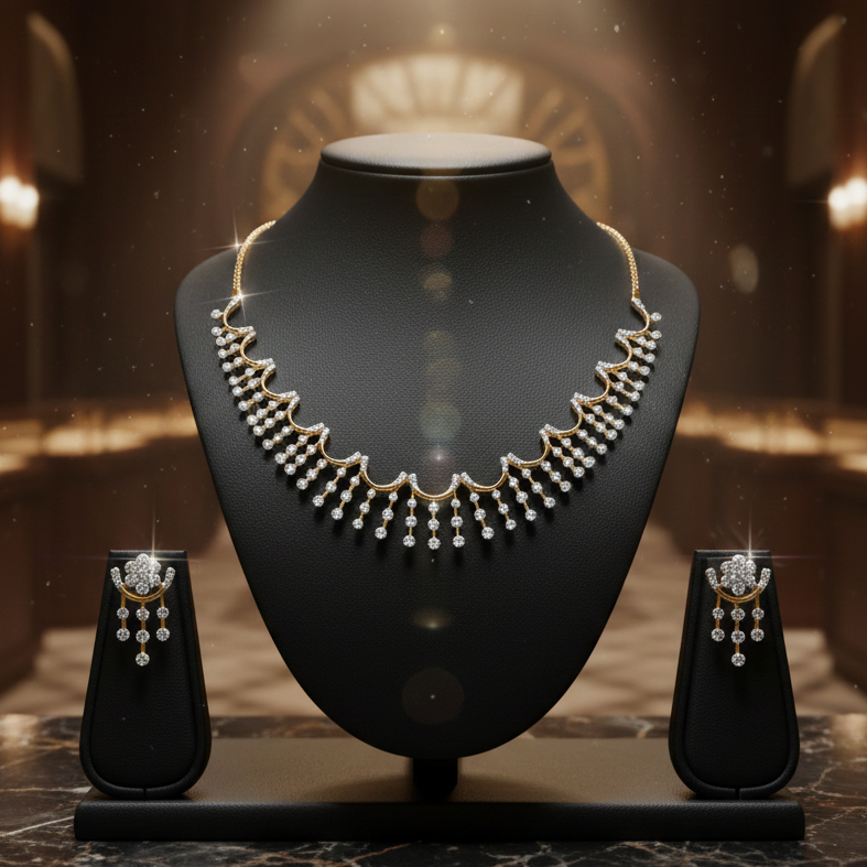 Starlight Fringe Diamond Set - 18K Jewellery Starlight Fringe Diamond Set - 18K Jewellery