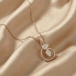 Dewdrop Embrace Diamond Pendant - 18K Jewellery