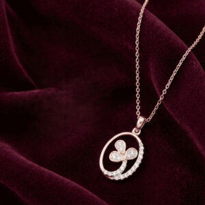 Clover Kiss Diamond Pendant - 18K Jewellery