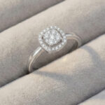Shimmering Frame Diamond Ring - 18K Jewellery