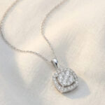 Shimmering Frame Diamond Pendant - 18K Jewellery