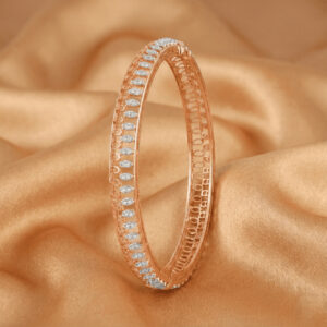 Twinkle Trail Diamond Bangle - 18K Jewellery