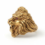 Royal Simha Gold Ring - 22K Jewellery