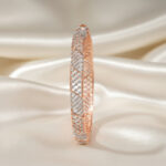 Radiant Orbit Diamond Bangle - 18K Jewellery