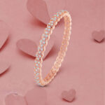 Celeste Bloom Diamond Bangle - 18K Jewellery