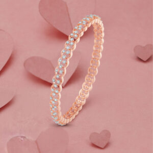 Celeste Bloom Diamond Bangle - 18K Jewellery