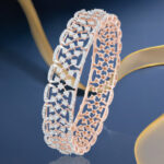 Celestial Grace Diamond Bangle - 18K Jewellery
