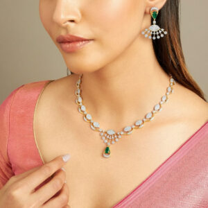 Lush Light Diamond Set  - 18K Jewellery