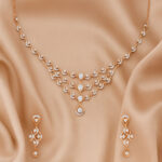 Diamond Lattice Charm Set  - 18K Jewellery