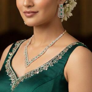 Royal Veil Diamond Set  - 18K Jewellery