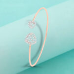 Triangular Halo Diamond Bracelet - 18K Jewellery