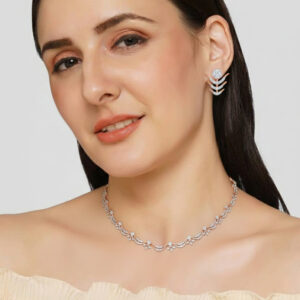 Whispering Vines Diamond Set - 18K Jewellery