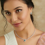 Royal Teardrop Diamond Set - 18K Jewellery