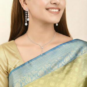 Regal Cascade Diamond Set - 18K Jewellery