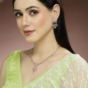 Floral Harmony Diamond Set - 18K Jewellery