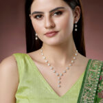 Starlight Bloom Diamond Necklace Set - 18K Jewellery