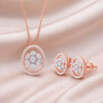 Morning Dewdrop Diamond Pendant Set - 18K Jewellery