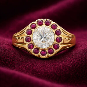 Imperial Crown Gold Ring - 22K Jewellery