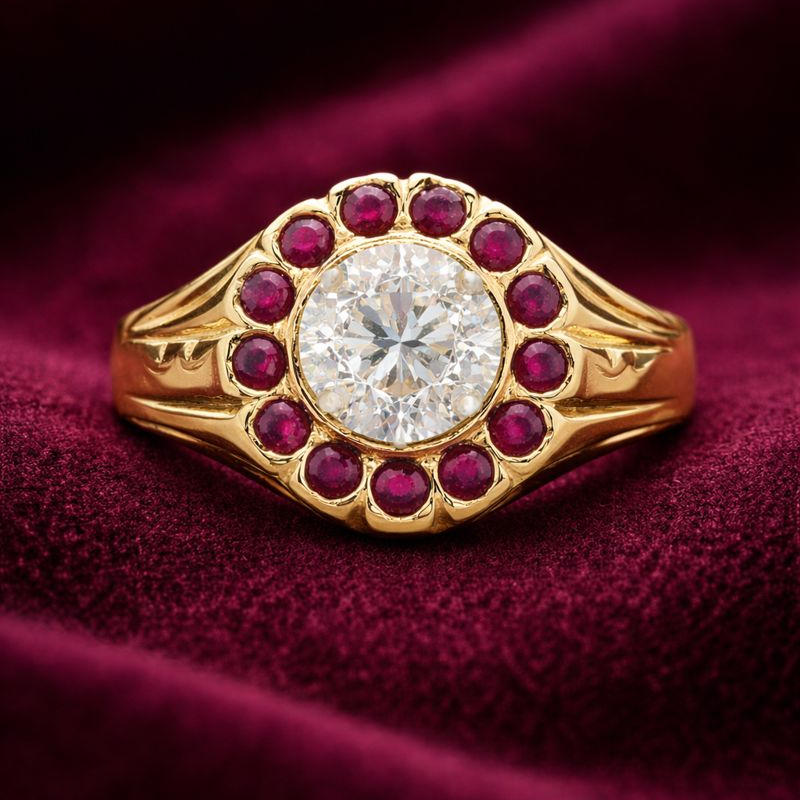 Imperial Crown Gold Ring - 22K Jewellery Imperial Crown Gold Ring - 22K Jewellery