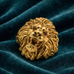 Royal Simha Gold Ring - 22K Jewellery