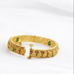 Rajwadi Paisley Gold Bangle - 22K Jewellery