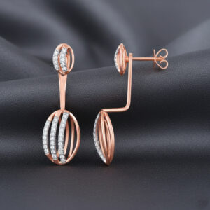 ORBIT GLOW DIAMOND EARRINGS- 18K JEWELLERY