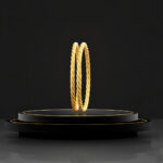 Golden Twist Bangles - 22K Jewellery